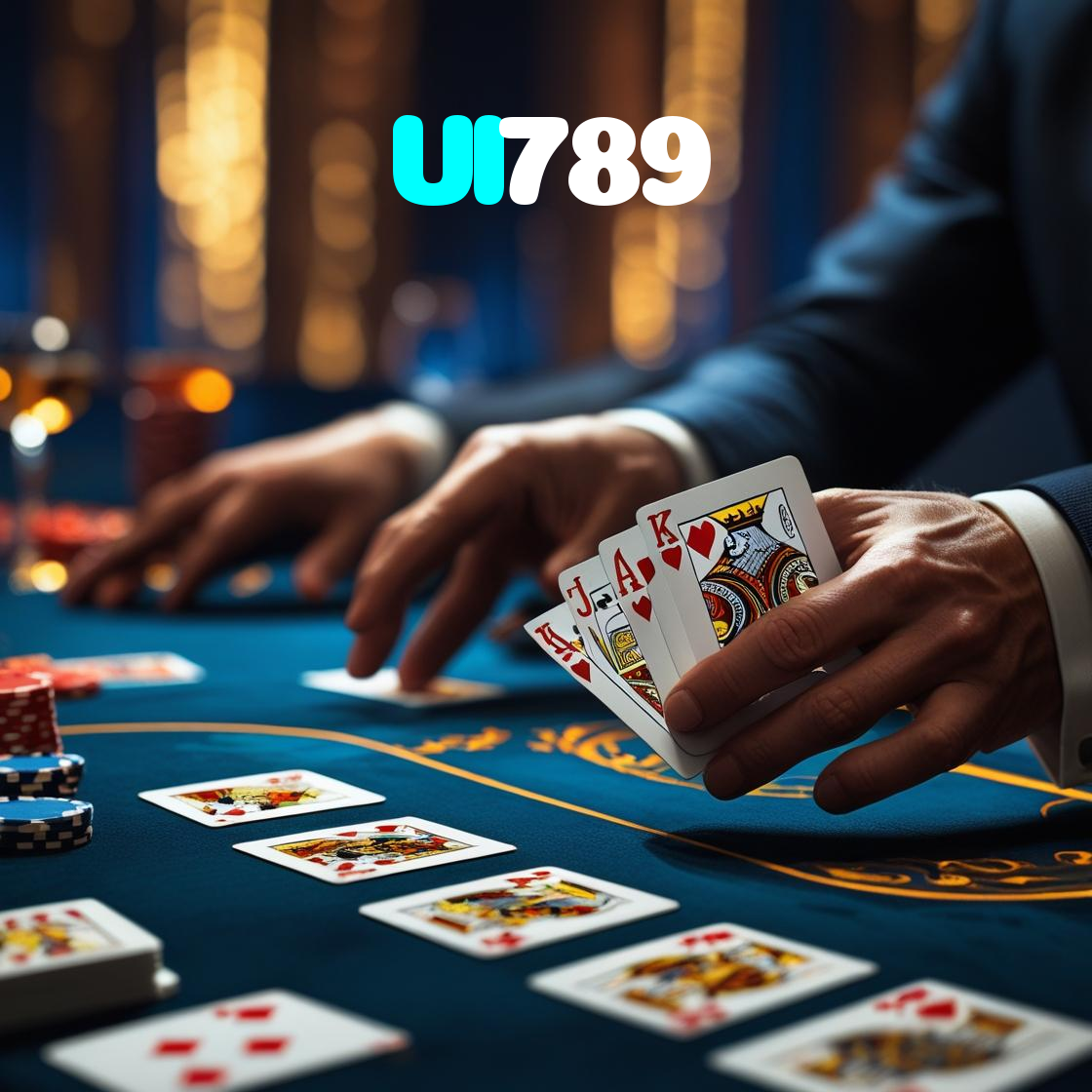 UI789:Aposte nas mesas de poker e mostre quem é o mestre das cartas!